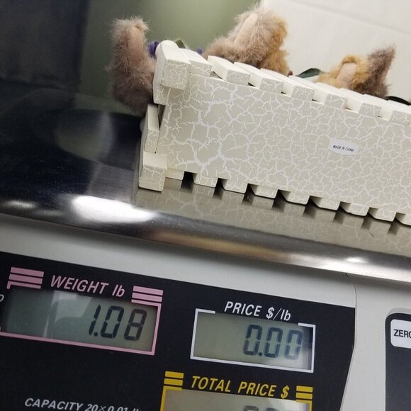 Boyds Bears three plush garden picket fence NWT garden wreath COA‎ 4-jointed - Picture 9 of 9